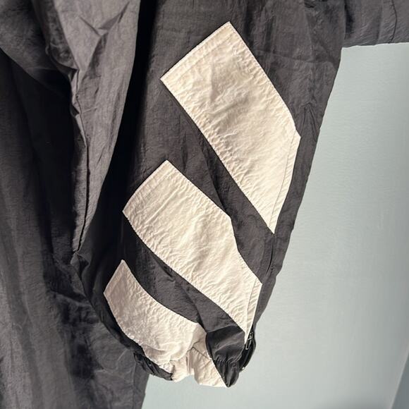 Adidas | Vintage Retro Nylon Track Pants Black White Size XL - Picture 7 of 8